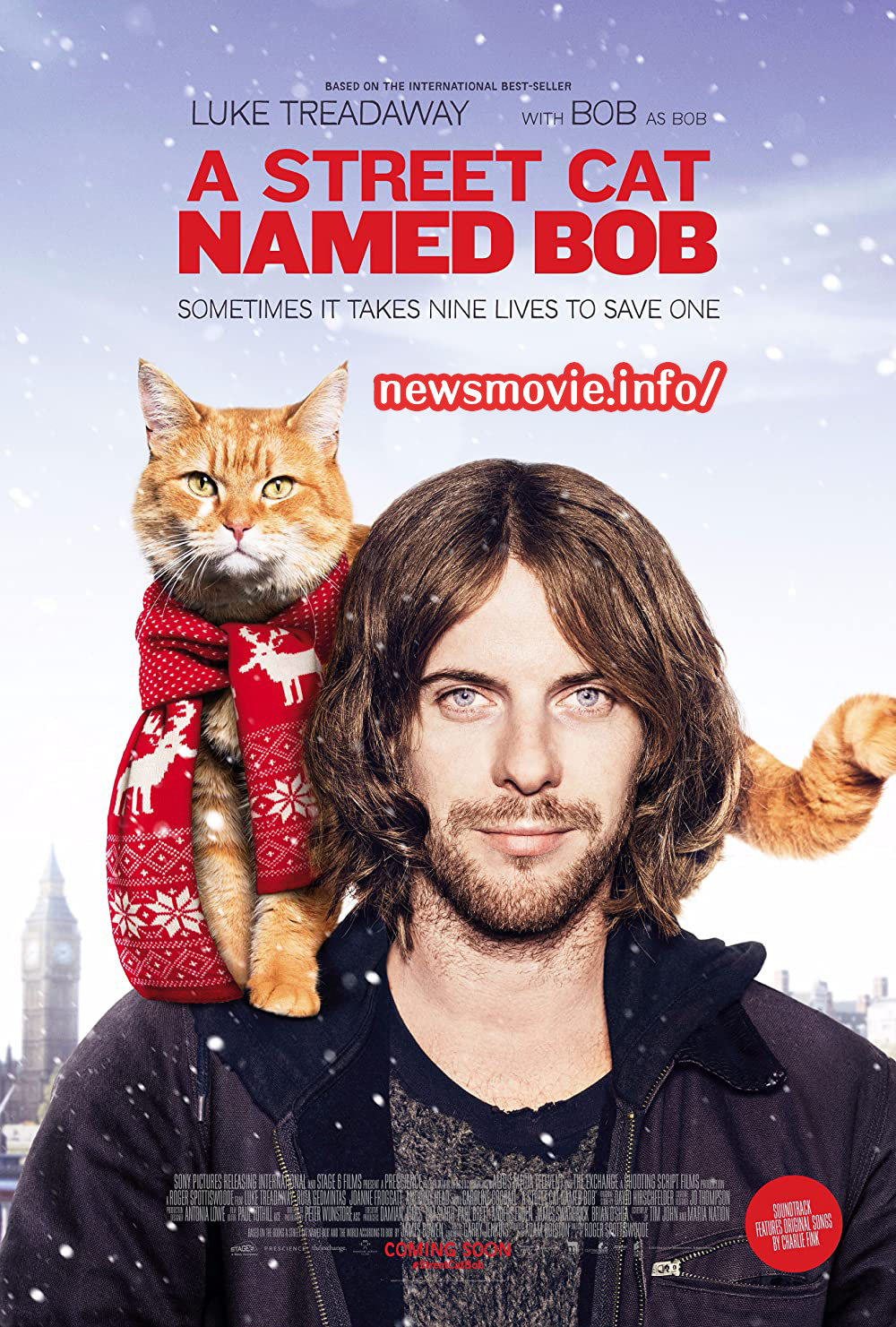 A Street Cat Named Bob (2016) บ๊อบ แมว เพื่อน คน รีวิวหนัง