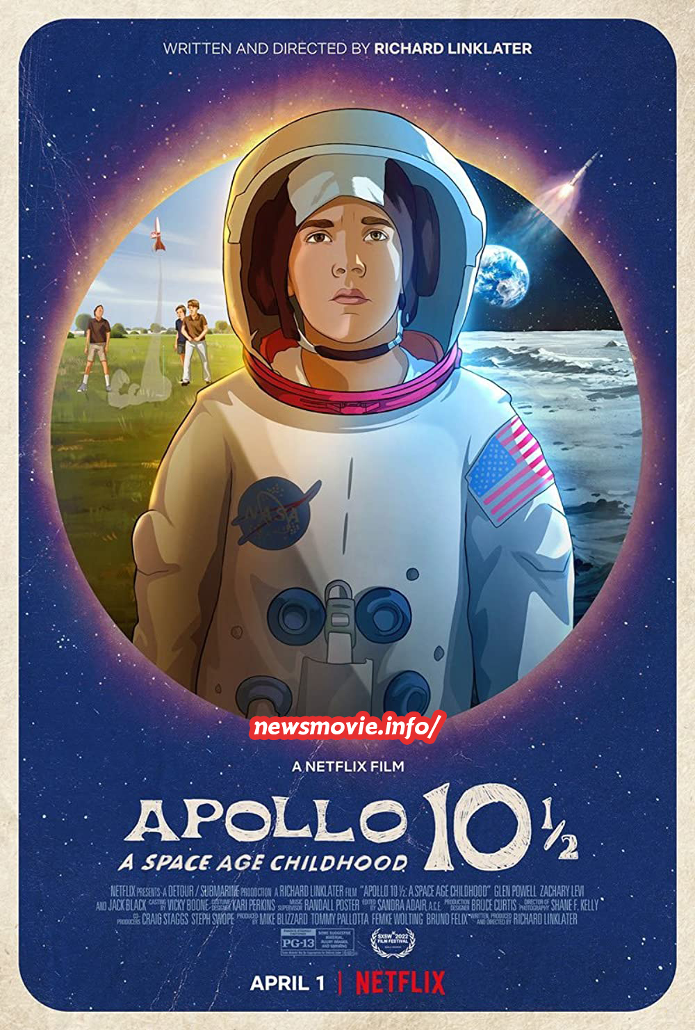 Apollo 10½ A Space Age Childhood อะพอลโล 10½ วัยเด็กยุคอวกาศ (2022) รีวิวหนัง